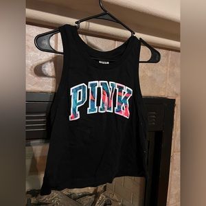 Tropical VS Pink tank top